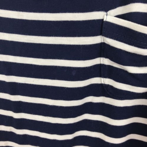 White House Black Market Blue Striped Tank Top - Picture 4 of 7